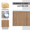 Modern Design 36 Inch Float Mounting Bathroom Vanity With Sink Soft Close Door,2 Doors 00636 Imo Kd Packing Imitative Oak 2 1 Bathroom Wall Mounted Modern Plywood Plywood