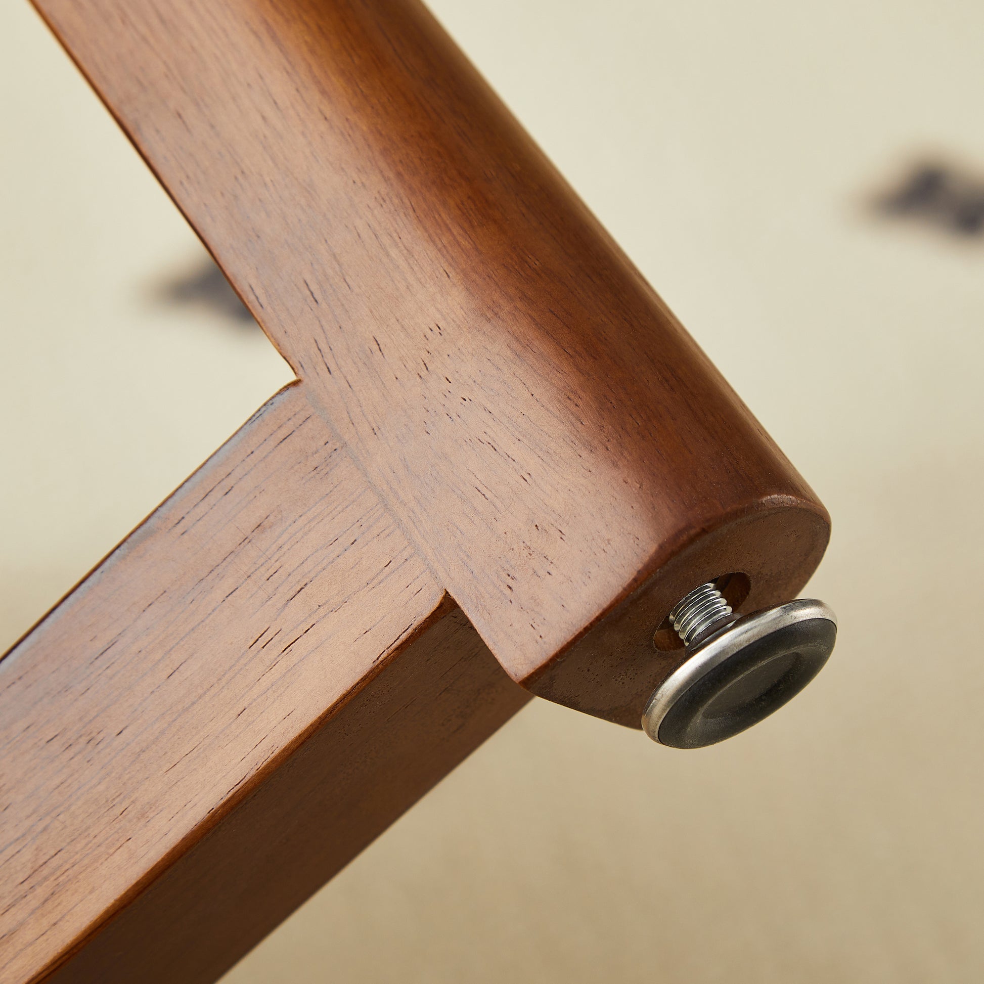 Mid Century Wooden Coffee Table With Pe Cane Stand, 31.5 Inch Round Solid Wood Bohemian Style Coffee Table, Unique Central Cocktail Table For Living Rooms, Apartments And Offices Walnut Rubber Wood