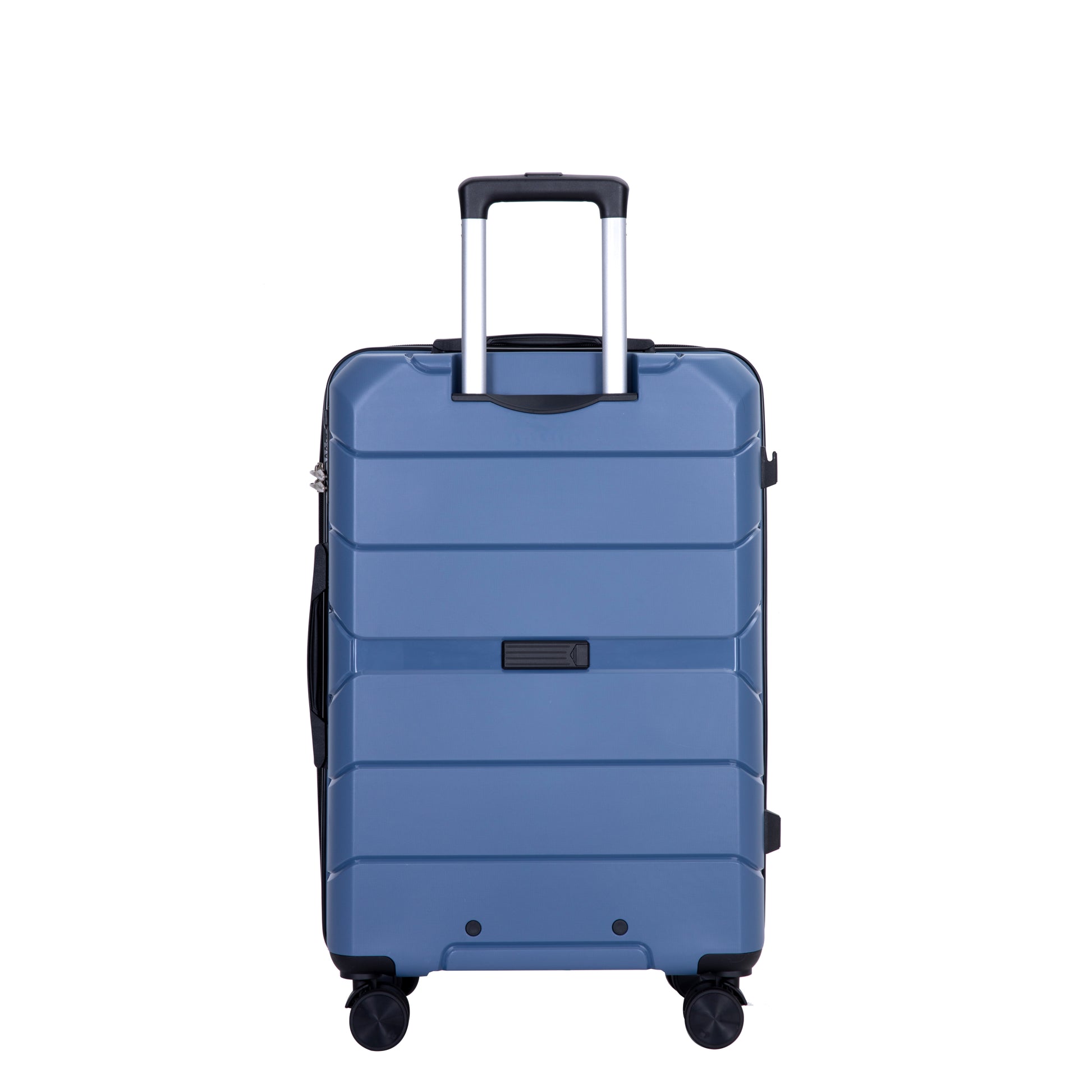 Hardshell Suitcase Spinner Wheels Pp Luggage Sets Lightweight Durable Suitcase With Tsa Lock,3 Piece Set 20 24 28 ,Blue Blue Polypropylene