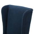 Dining Chair Navy Blue Fabric