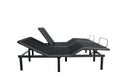 King Size Flex Head Quick Assembly Adjustable Bed Frame With Voice Activated Controls Black Metal Metal