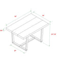 Rustic Metal And Solid Distressed Dining Table Grey Gray Pine