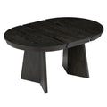 5 Piece Retro Functional Dining Set With 1 Extendable Dining Table And 4 Upholstered Chairs With Rattan Backrests For Dining Room And Kitchen Espresso Espresso Solid Wood Mdf