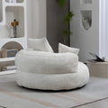 Coolmore Lazy Sofa Durable Comfort Lounger High Back Bean Bag Chair Couch With Three Pillows For Adults And Kids, Indoor & Outdoor, Single Gaming Sofa Chair For Bedroom,Office Beige Chenille Beige Foam Chenille 1 Seat