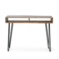 Desk Natural Wood Metal