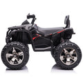 Kids Atv 4 Wheeler, 24V Kids Ride On Toy For Big Kid W Bluetooth, 800W Motor,Black Black Abs