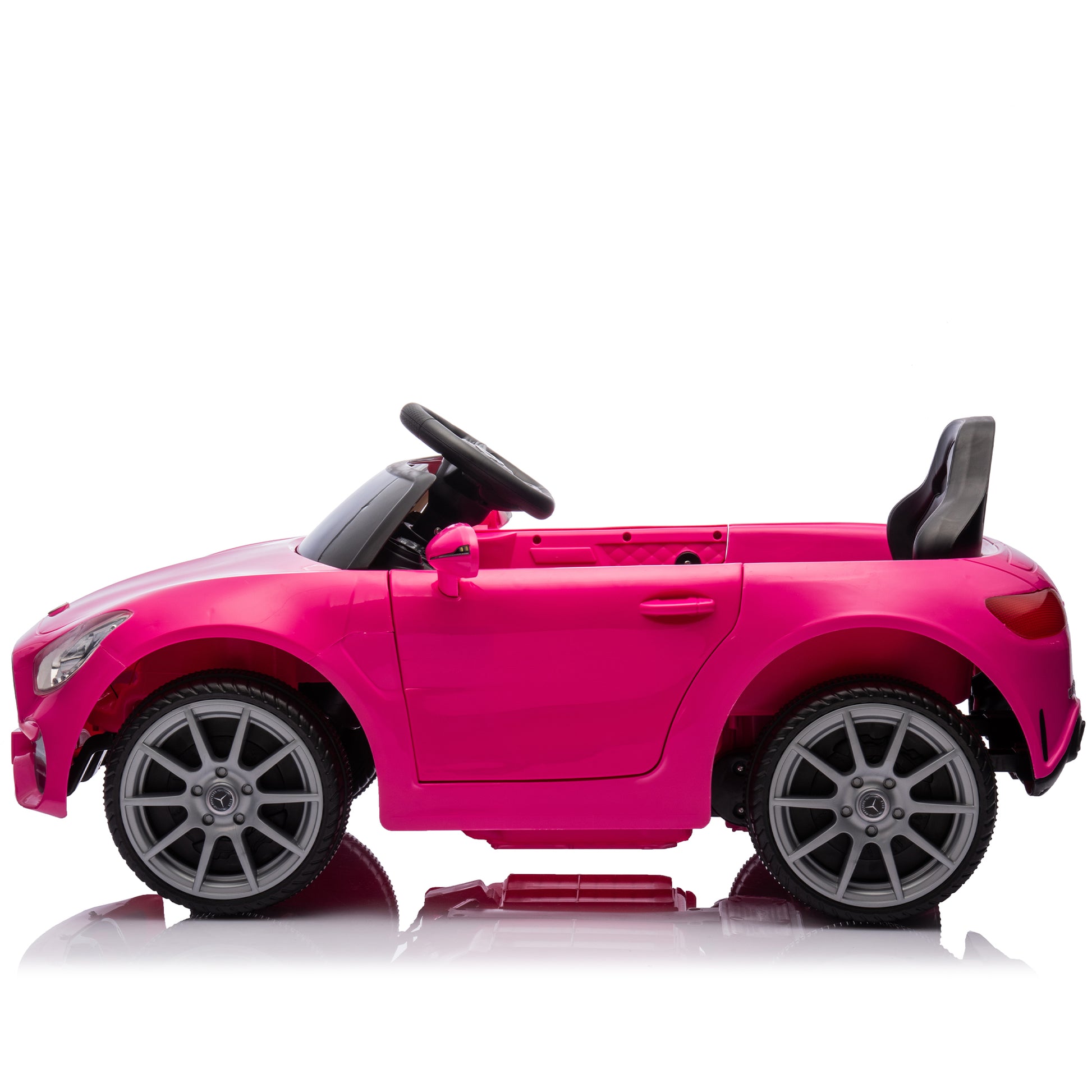 Licensed Mercedes Benz Cls 350,12V Kids Ride On Toy Car W Parents Control,2Wd,Four Wheel Suspension,Music,Bluetooth,Led Light,Usb,Power Display,Volume Adjustment,Speeds 1.24 3.11Mph For Kids Aged 2 4. Pink 50 99 Lbs Polypropylene