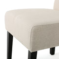 Pertica Kd Dining Chair Set Of 2 Beige Fabric