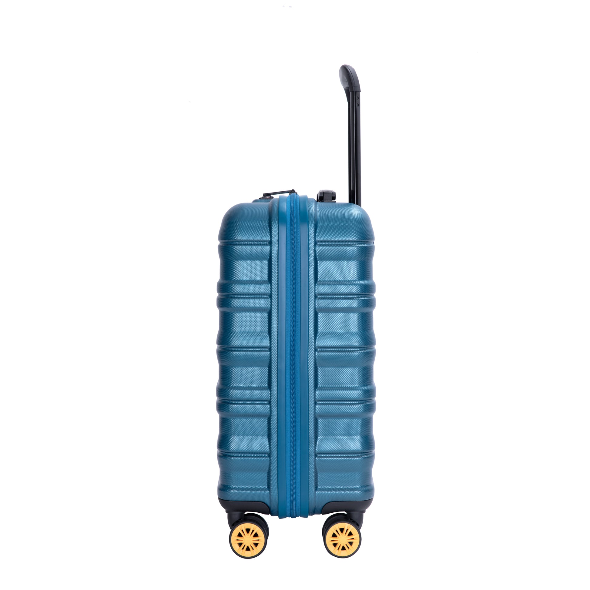 Carry On Luggage Airline Approved18.5" Carry On Suitcase With Tsa Approved Carry On Luggage With Wheels Carry On Bag Hard Shell Suitcases, Blue Blue Abs Pc