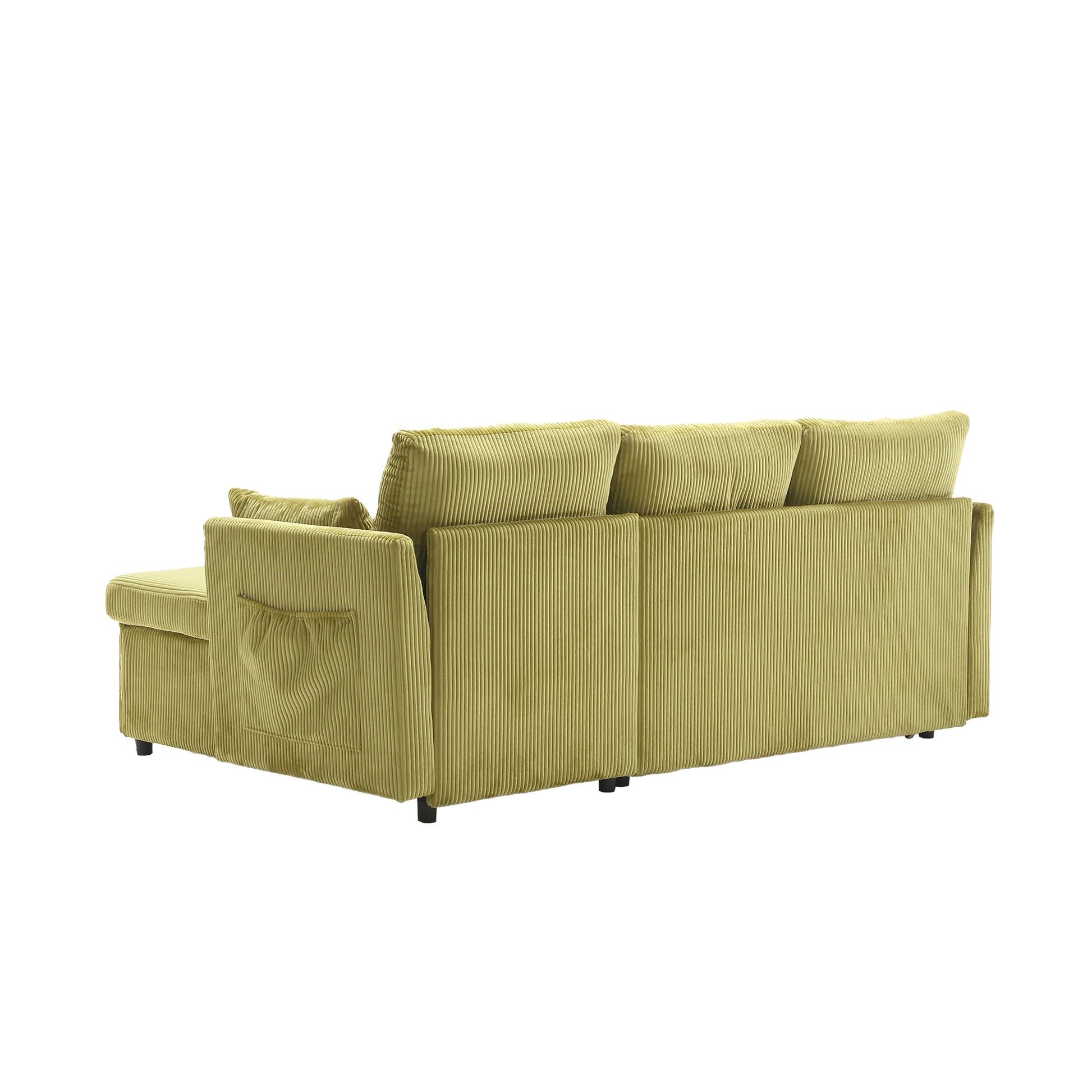 United Modular Sectional Sofa L Shaped Modular Couch With Reversible Chaise Modular Sofa Sectional Couch With Storage Seats Olive Velvet 3 Seat