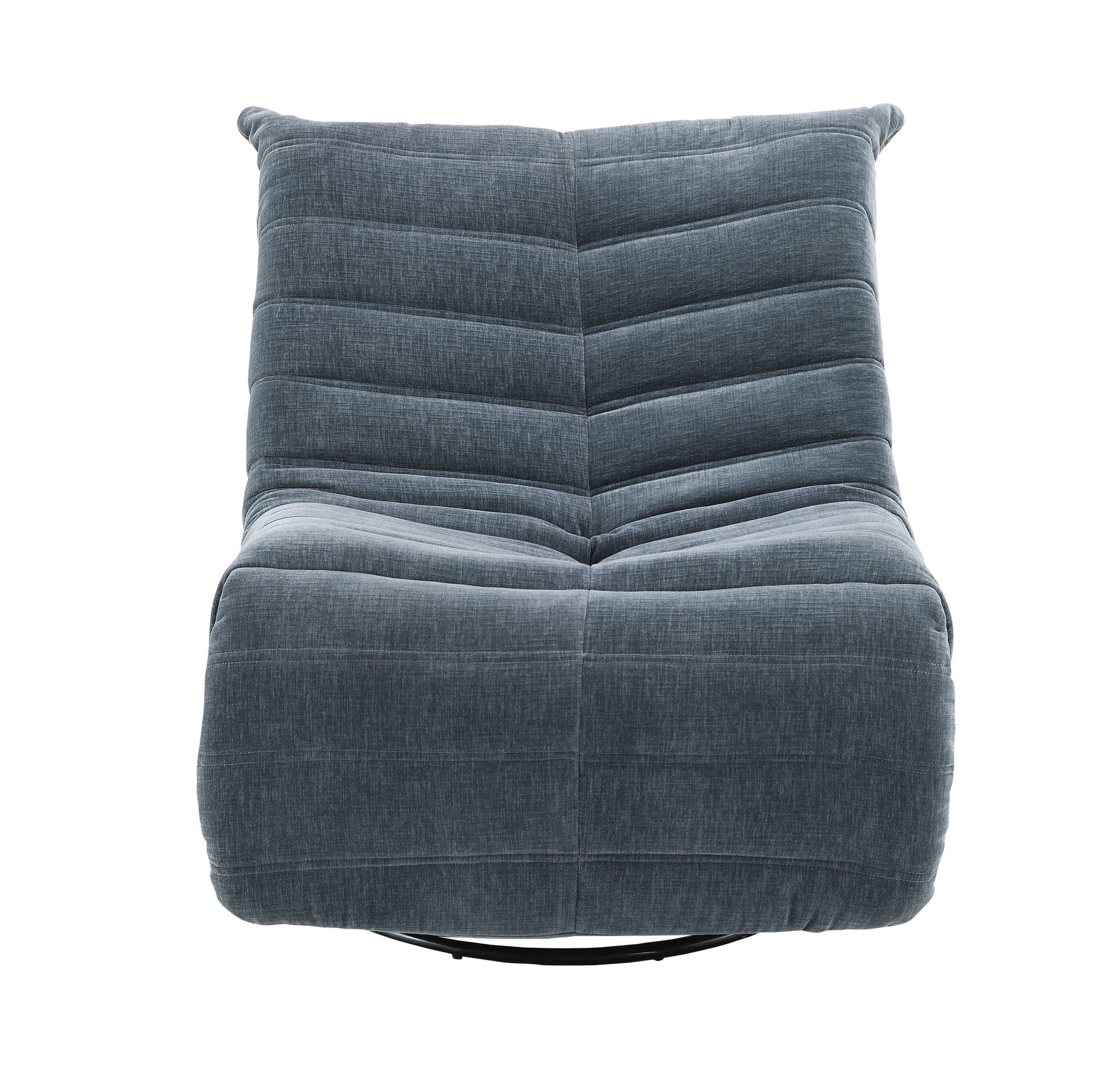 Talmon Glider Recliner W Swivel, Shadow Chenille Lv02751 Gray Upholstered