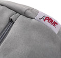 Chrisholm Light Grey Bean Bag 25 In. X 34 In. X 34 In. Light Gray Abs Steel Q235 Wood Pvc,Fabric