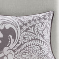 6 Piece Printed Duvet Cover Set King Multicolor Polyester