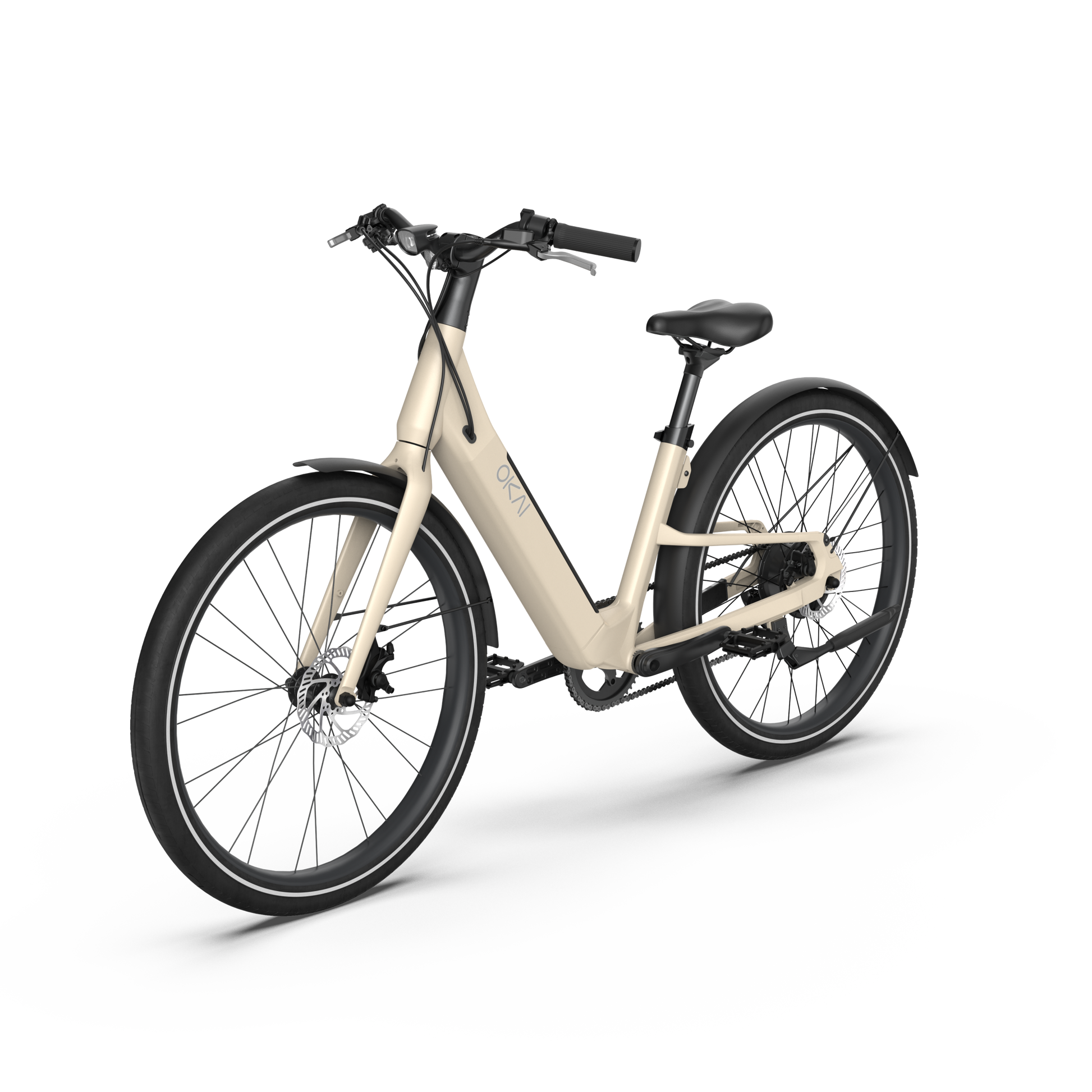 Electric Bike W 40 Miles Max Operating Range And 25 Mph Max Speed Desert Sand Sand Aluminum