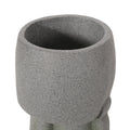 Flower Planter Stone Gray Magnesium Oxide