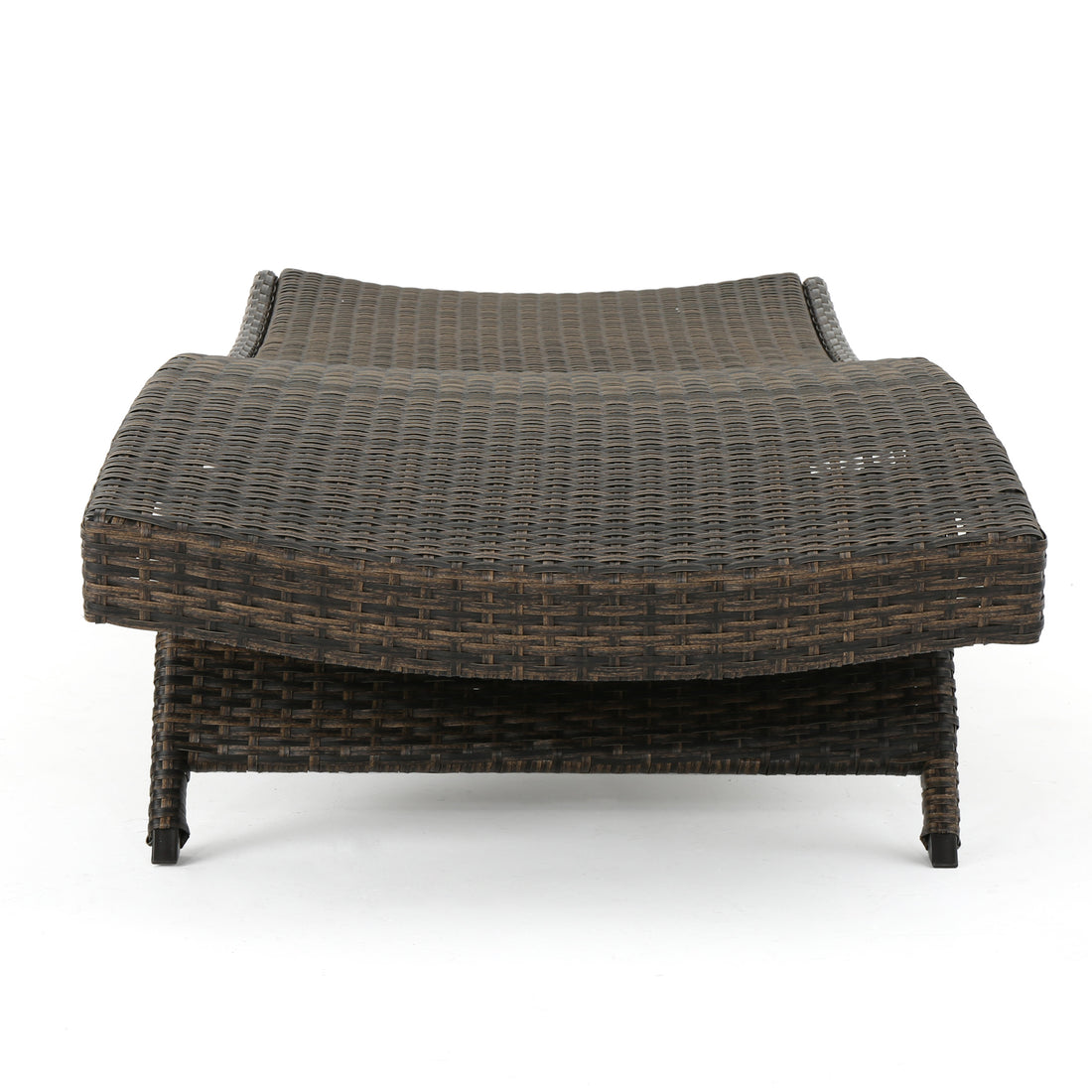 Salem Pe Wicker Chaise Lounge Mocha Rattan