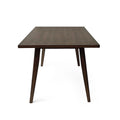 Indoor Wood Dining Set,Dining Chairs Set Of 6 Dining Table Brown Brown Rubber Wood