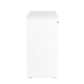 Laundry Cabinet ,With 2 Removable Liner Bags White Particle Board Mdf