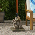 Elephant Umbrella Base Gray Concrete
