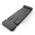 Convertible Sofa Bed With Detachable Cove Gray Gray Cotton