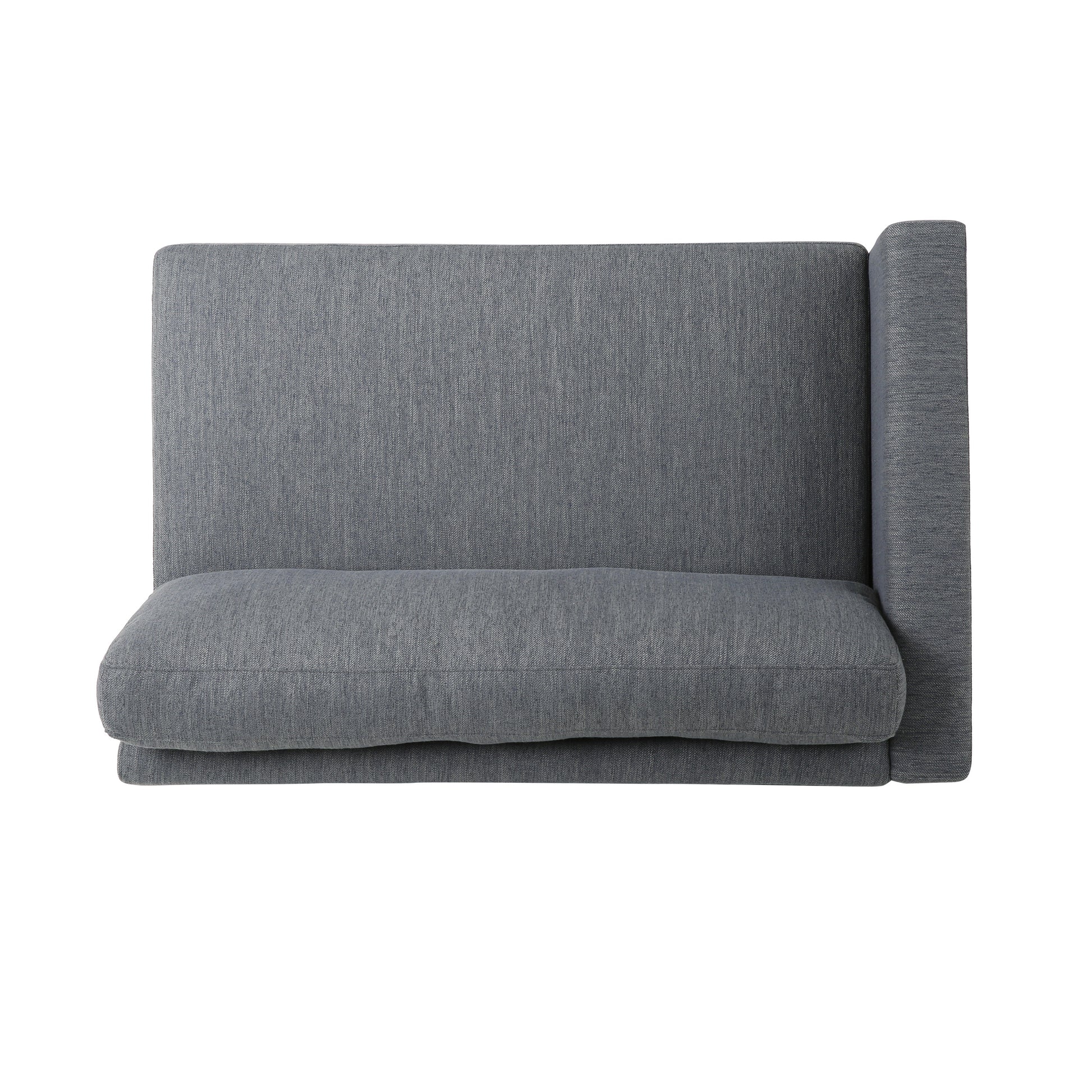 Mirod Comfy 3 Seat Sofa With Wooden Legs, Modern Style For Living Room And Study Charcoal Fabric 3 Seat