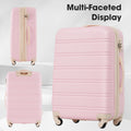 Hardshell Luggage Sets 2Pcs Bag Spinner Suitcase With Tsa Lock Lightweight 20