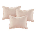 6 Piece Reversible Soped Edge Daybed Cover Set Blush Daybed Blush Microfiber