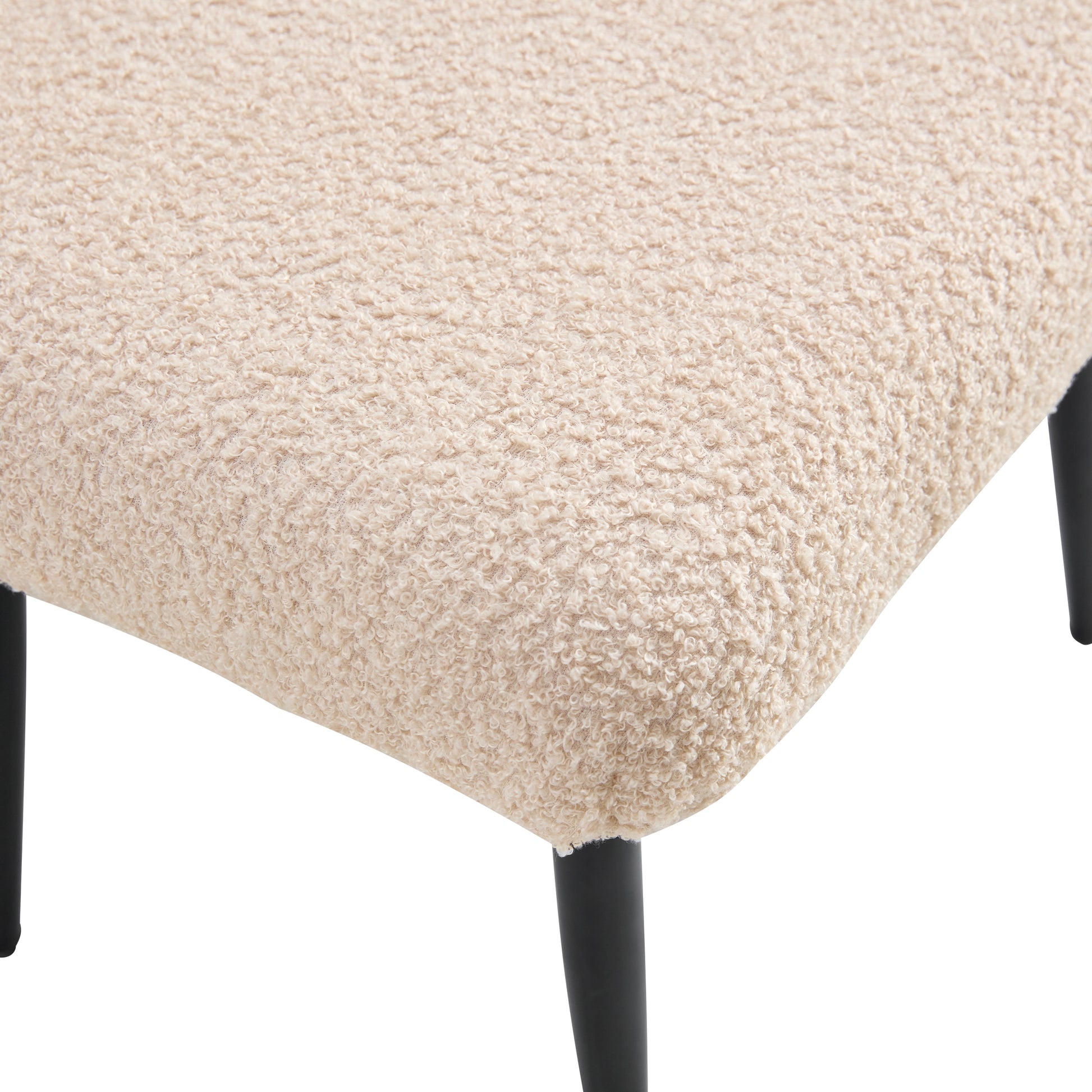 Light Luxury Single Sofa Modern Simple Living Room Balcony Leisure Sofa Chair,Beige Beige Sherpa 1 Seat