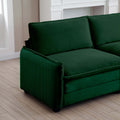 Luxurious And Sophisticated Sofa Set With Soft Cushions And Pillows, Sofa Set For Living Rooms And Clubs As Well As Home Theaters, Consisting Of Two Single Sofas And A 2 Seaters Sofas Ingreen Corduro Green Corduroy 4 Seat