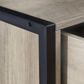 Wood Dresser With 7 Drawers, Wooden Storage Closet For Bedroom, Solid Clothes Cabinet With Sturdy Steel Frame, 48.58