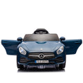 Licensed Mercedes Benz Cls 350,12V Kids Ride On Toy Car W Parents Control,2Wd,Four Wheel Suspension,Music,Bluetooth,Led Light,Usb,Power Display,Volume Adjustment,Speeds 1.24 3.11Mph For Kids Aged 2 4. Blue 50 99 Lbs Polypropylene