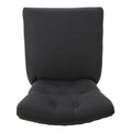 Barstool2Pcs Set Dark Grey Wood Fabric