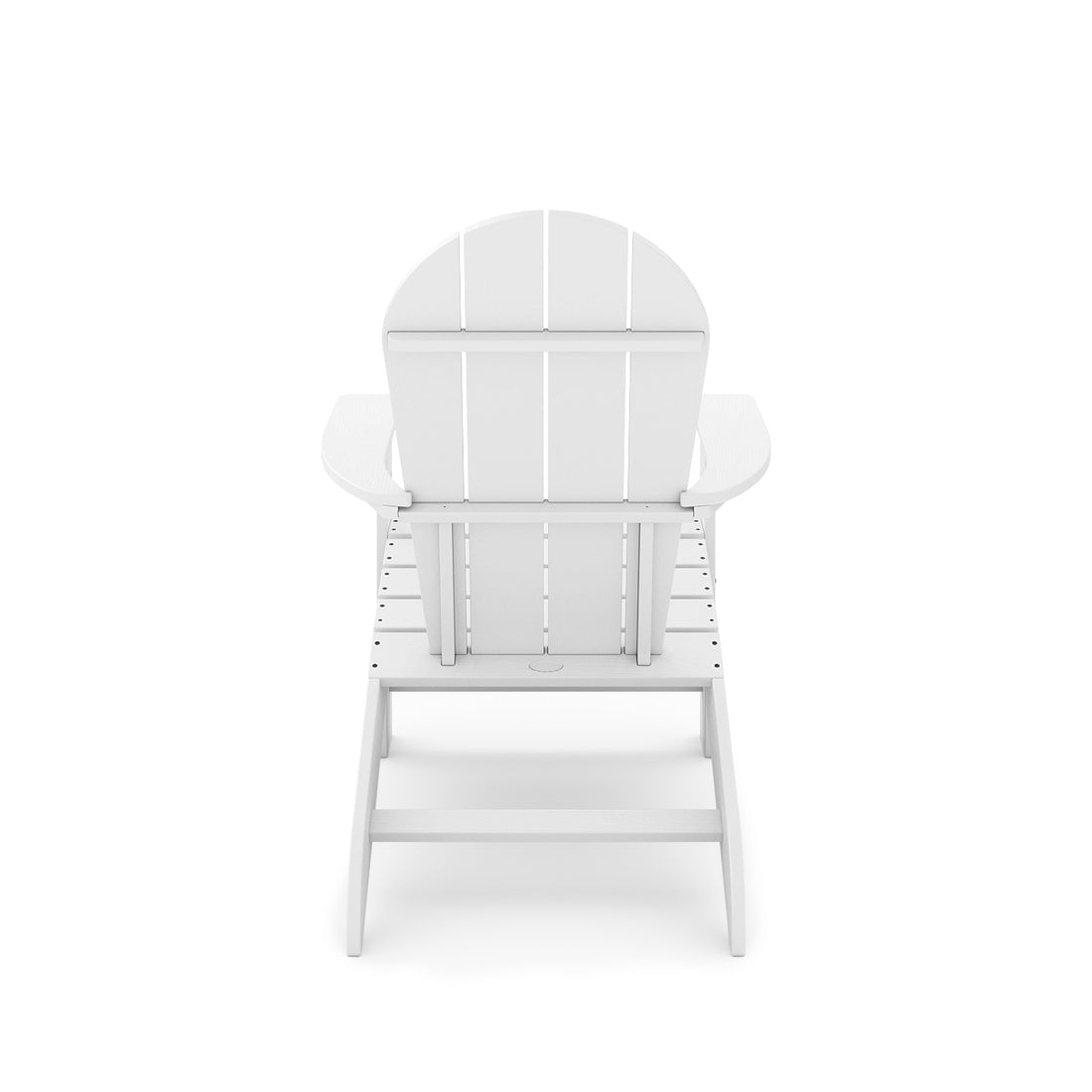 White Adirondack Chair Premium Hdpe Poly Lumber For Pool, Patio, And Garden Elegance No Adirondack White Weather Resistant Frame American Traditional Hdpe Hdpe