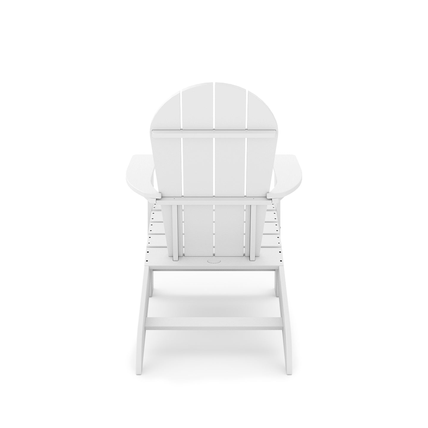 White Adirondack Chair Premium Hdpe Poly Lumber For Pool, Patio, And Garden Elegance No Adirondack White Weather Resistant Frame American Traditional Hdpe Hdpe