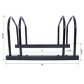 2 Bikes Floor Bike Stand, Bike Parking Rack Garage Bike Storage Stand Indoor Outdoor 22 28