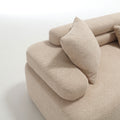 Unique Modeling Design,Upholstered Indoor Furniture,Foam Filled Sleeper Sofa Bed For Living Room,Bedroom,3 Colors Khaki Primary Living Space Modern Foam Polyester 4 Seat