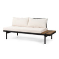 Theo 2 Seater Sofa Right Side Cream Acacia Wood