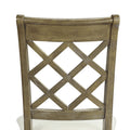 Karsen Beige Linen & Rustic Oak Finish Side Chair Set Of 2 Beige,Oak Linen,Synthetic Wood
