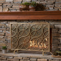 Fire Screens Gold Iron