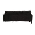 United Sectional Sofa Reversible Sectional Sleeper Sectional Sofa With Storage Chaise Black Chenille