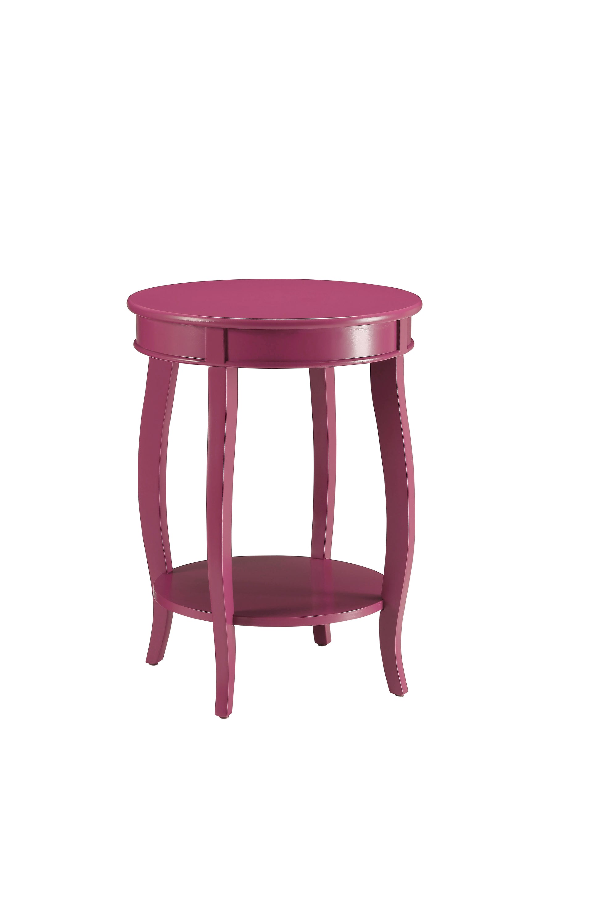 Aberta Accent Table, Purple Ac01228 Purple Wood