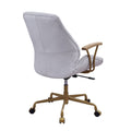 Vintage White Office Chair With Swivel Solid Vintage Office Office Chairs Solid Back Swivel Genuine Leather