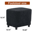 Modern Luxury Velvet Swivel Chair, 360 Swivel Comfort Round Armchair, Single Sofa Chair With Lounge Seat For Bedroom Office Reading Space, Set Of 1 ,Black Black Wood