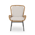 Pabrico Chair Light Brown Iron Plastic