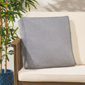 Tash Square Pillow Set Of 2 Charcoal Fabric