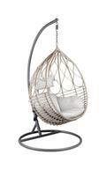 Lux Basket Chair White White Steel