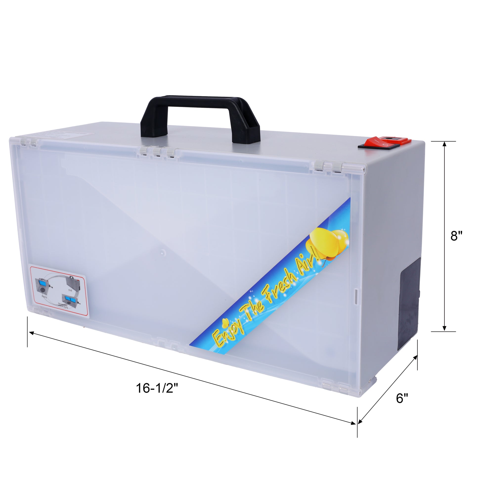 Portable Airbrush Spray Booth Kit, Airbrush Paint Booth For Models, Includes 3 Led Lights, 4 Airbrush Holders And 1 Paint Holder, For Crafts Airbrushing, Cake Decorations Gray Plastic