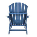 Oversize Wooden Outdoor Folding Adirondack Chair With Pre Assembled Backrest & Seatboard, Wood Patio Chair For Garden Backyard Porch Pool Deck Firepit No Adirondack Blue Garden & Outdoor Solid Wood