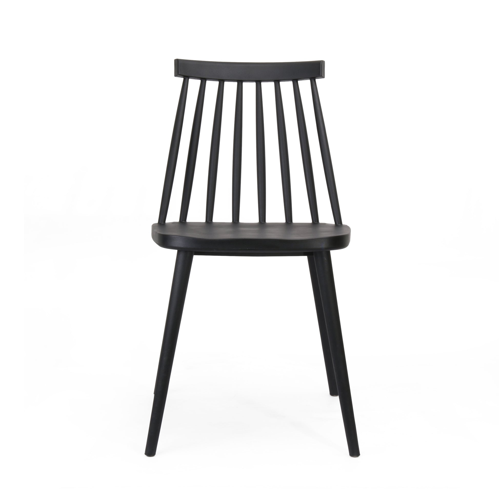 Dining Chair Black Polypropylene