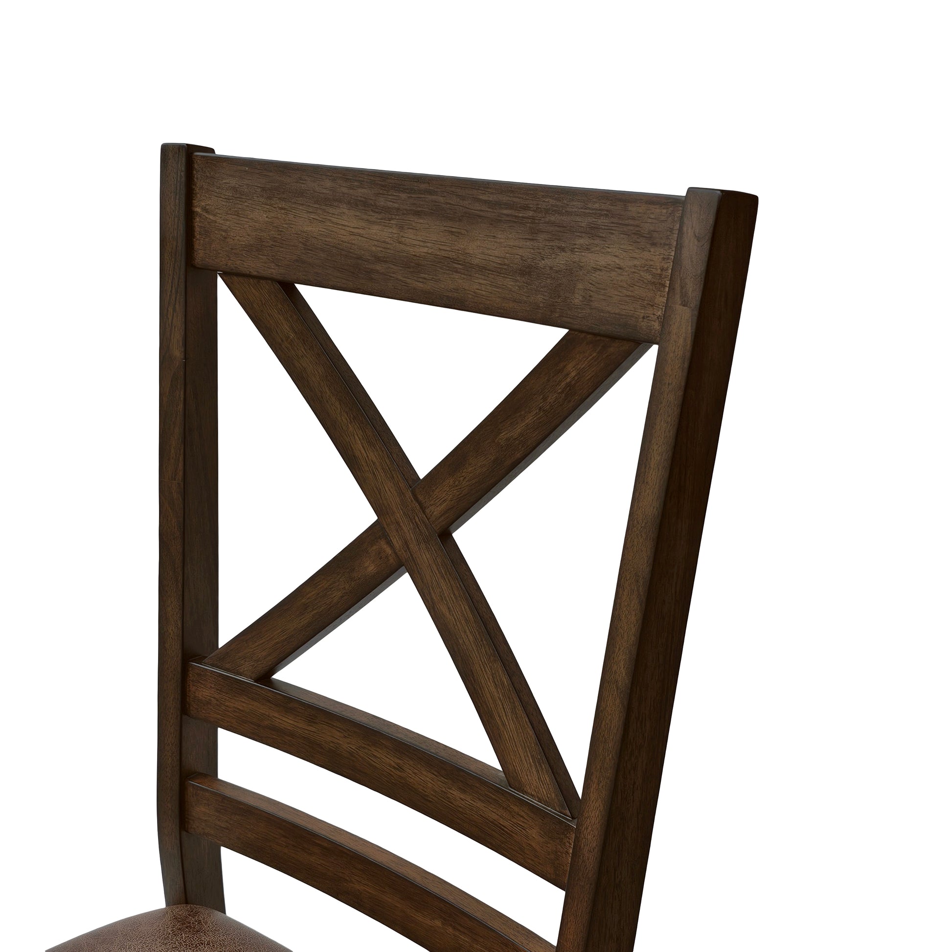 Indoor Wood Dining Set,Dining Chairs Set Of 6 Dining Table Brown Brown Rubber Wood